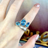 Contemporary Design Gemstone Ring