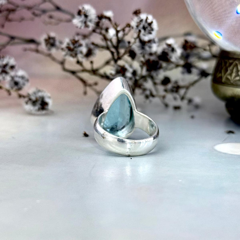 Swiss Blue Topaz Ring