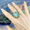 Bold Aquamarine Ring