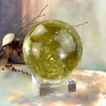 Yellow Crystal Sphere