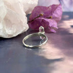 Quartz Double Point Ring