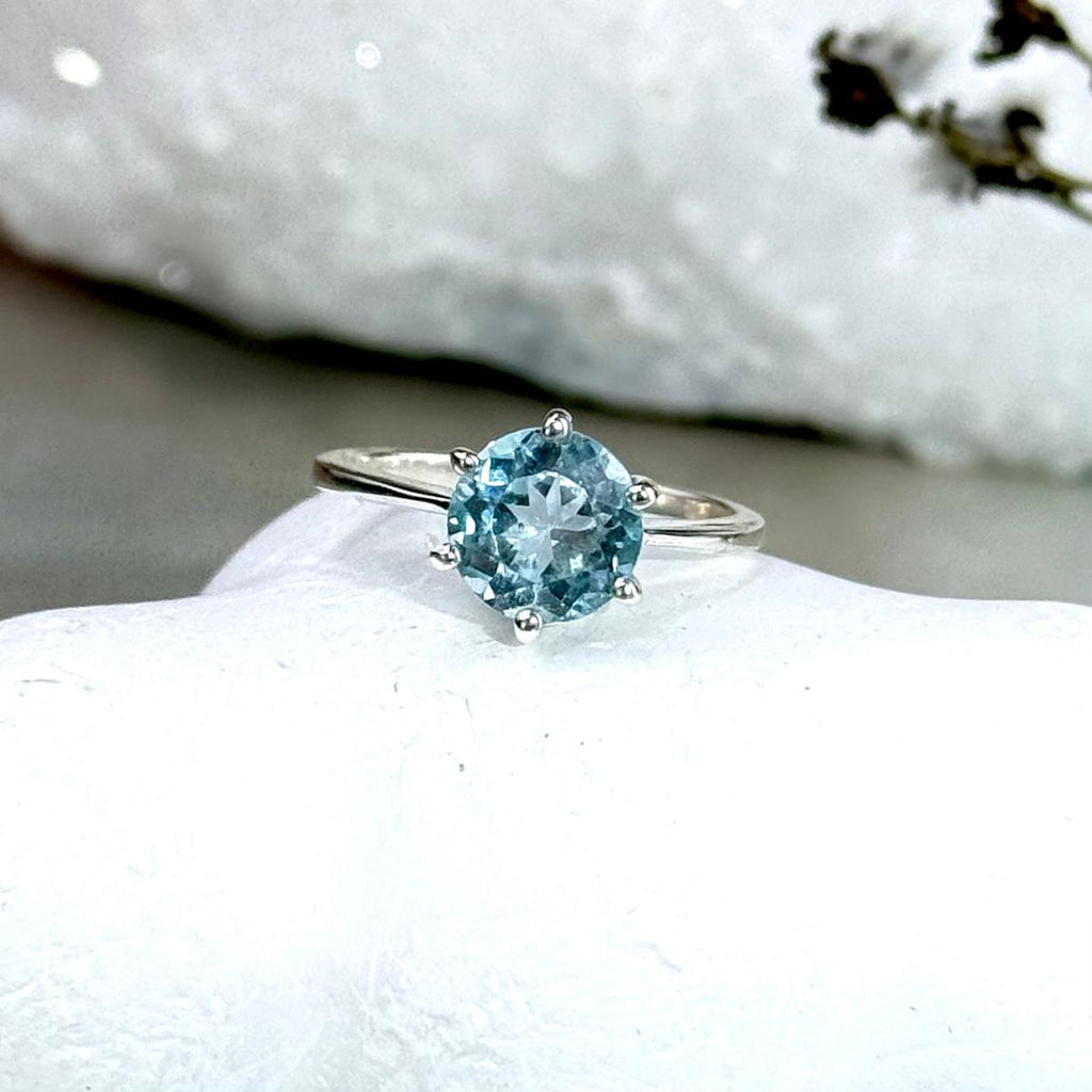 Assorted Gemstone Brilliant Cut Ring