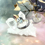 Natural Light Blue Topaz (Sri Lankan) Brilliant Cut Ring By Lauren Harris