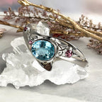 Gemstone And Diamond Cuff Bracelet