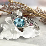 Gemstone And Diamond Cuff Bracelet