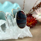 Oval Iron Tiger Eye Ring