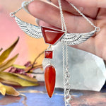 Angel Wing Crystal Pendant