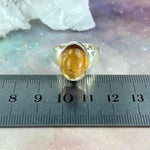Citrine Wide Band Ring