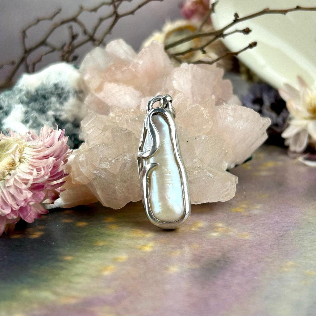Freeform Pearl Pendant