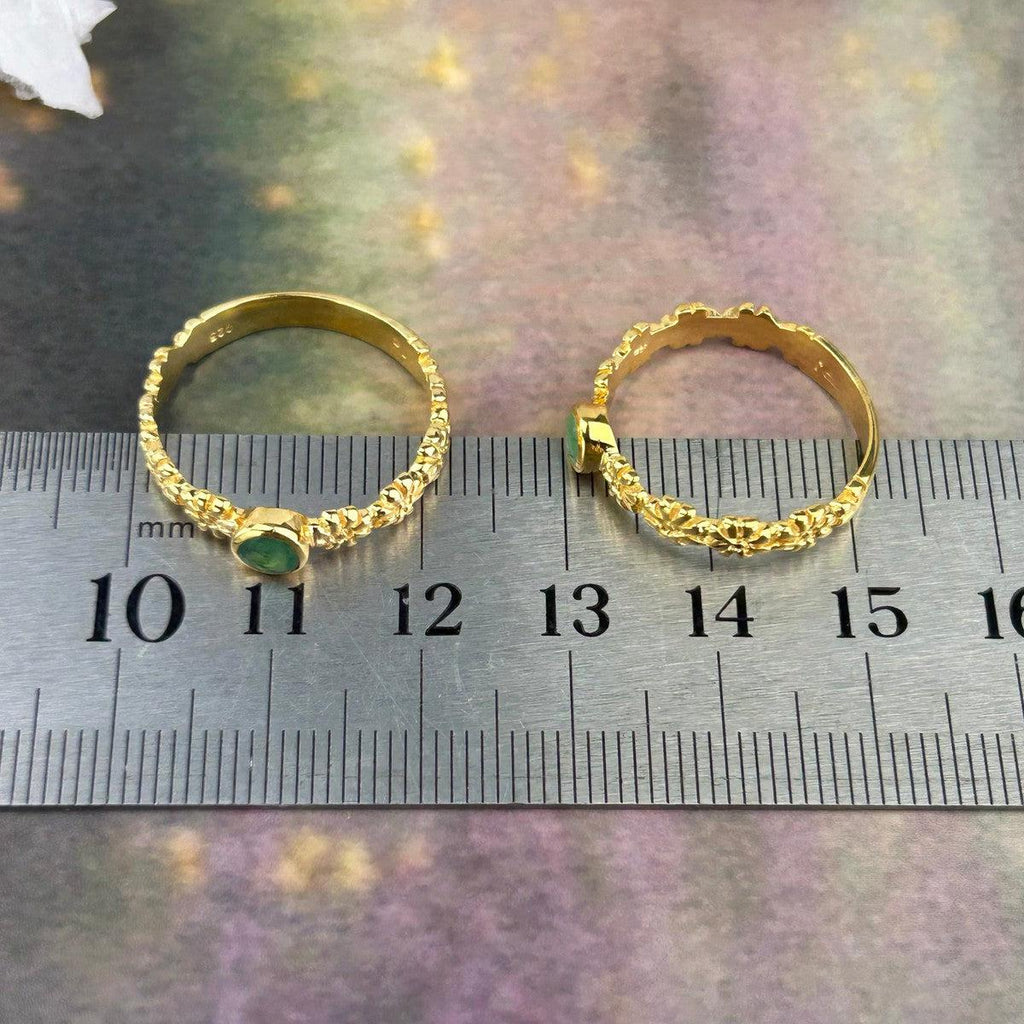 May Birthstone Ring