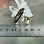 Gold And Red Crystal Ring