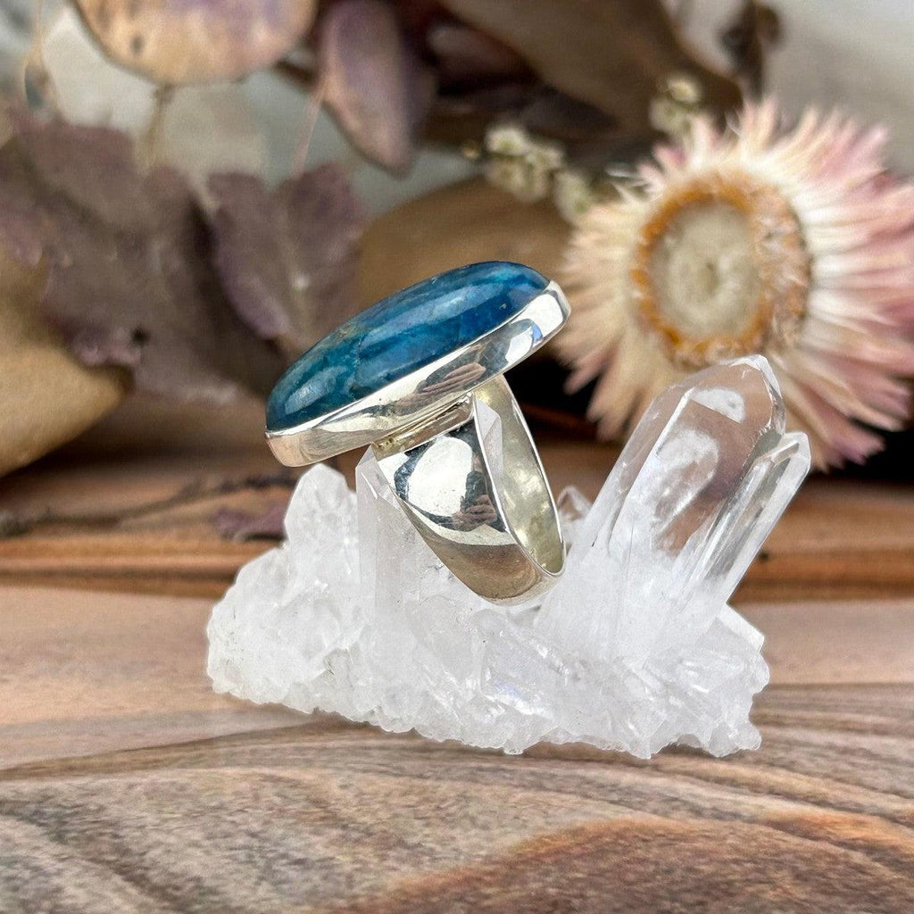Bright Blue Crystal Ring