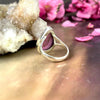 Cobalt Calcite Sterling Silver Ring