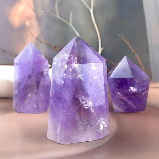 Ametrine Crystal Points