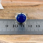 Blue And Gold Crystal Ring