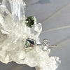 Green Amethyst Stud Earrings
