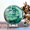 Green Fluorite Crystal Ball