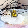 Citrine Medieval Design Ring