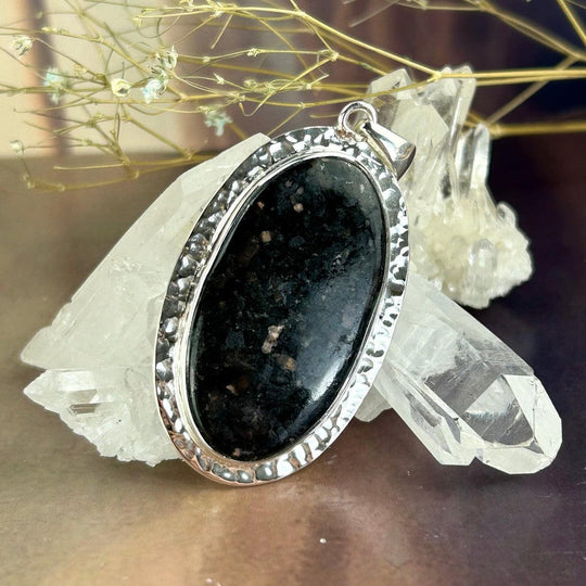 Coppernite Elongated Oval Pendant