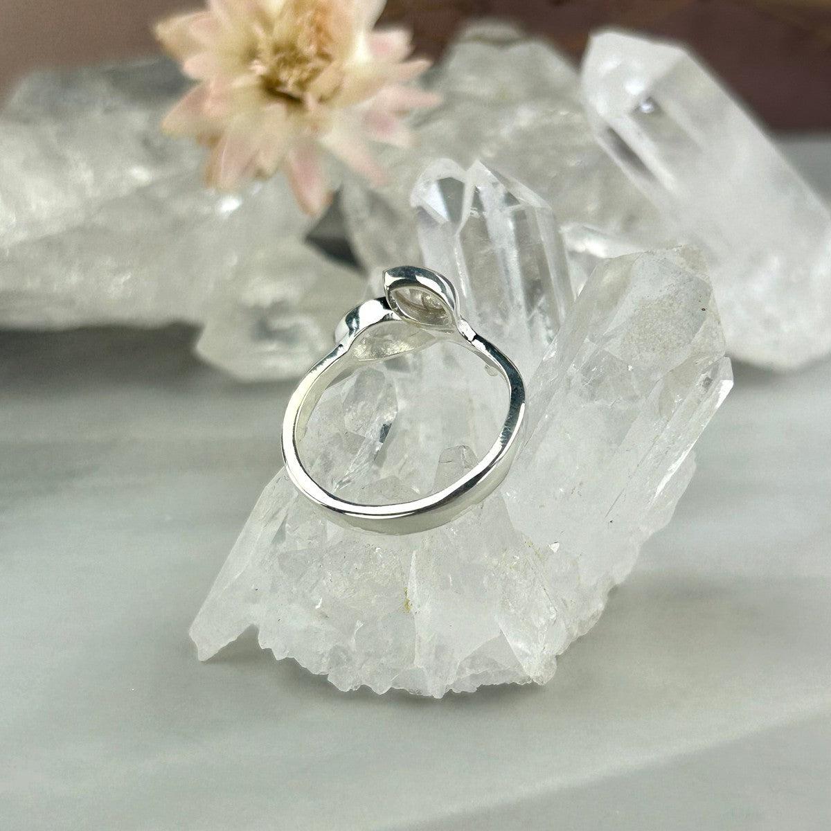 Rainbow Moonstone Women's Ring