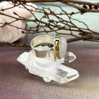 Rainbow Moonstone Freeform Ring