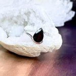 Assorted Gemstone Teardrop Cut Wave Ring