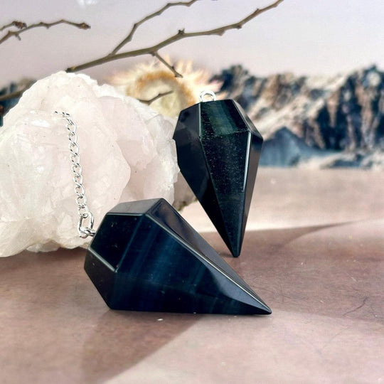 Blue Tiger’s Eye Pendulum