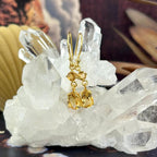 Yellow Gold Gemstone Earrings