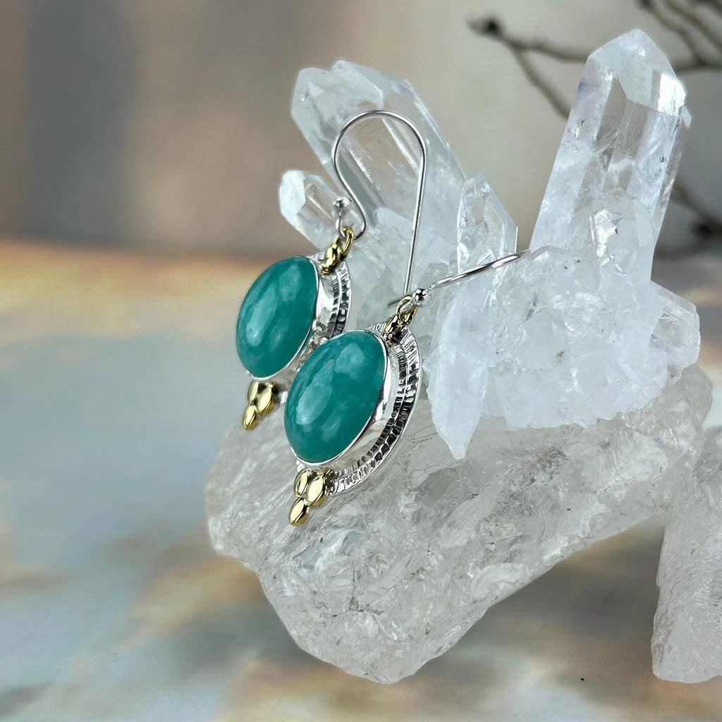 Amazonite Bohemian Earrings