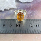 Citrine Unisex Design Ring