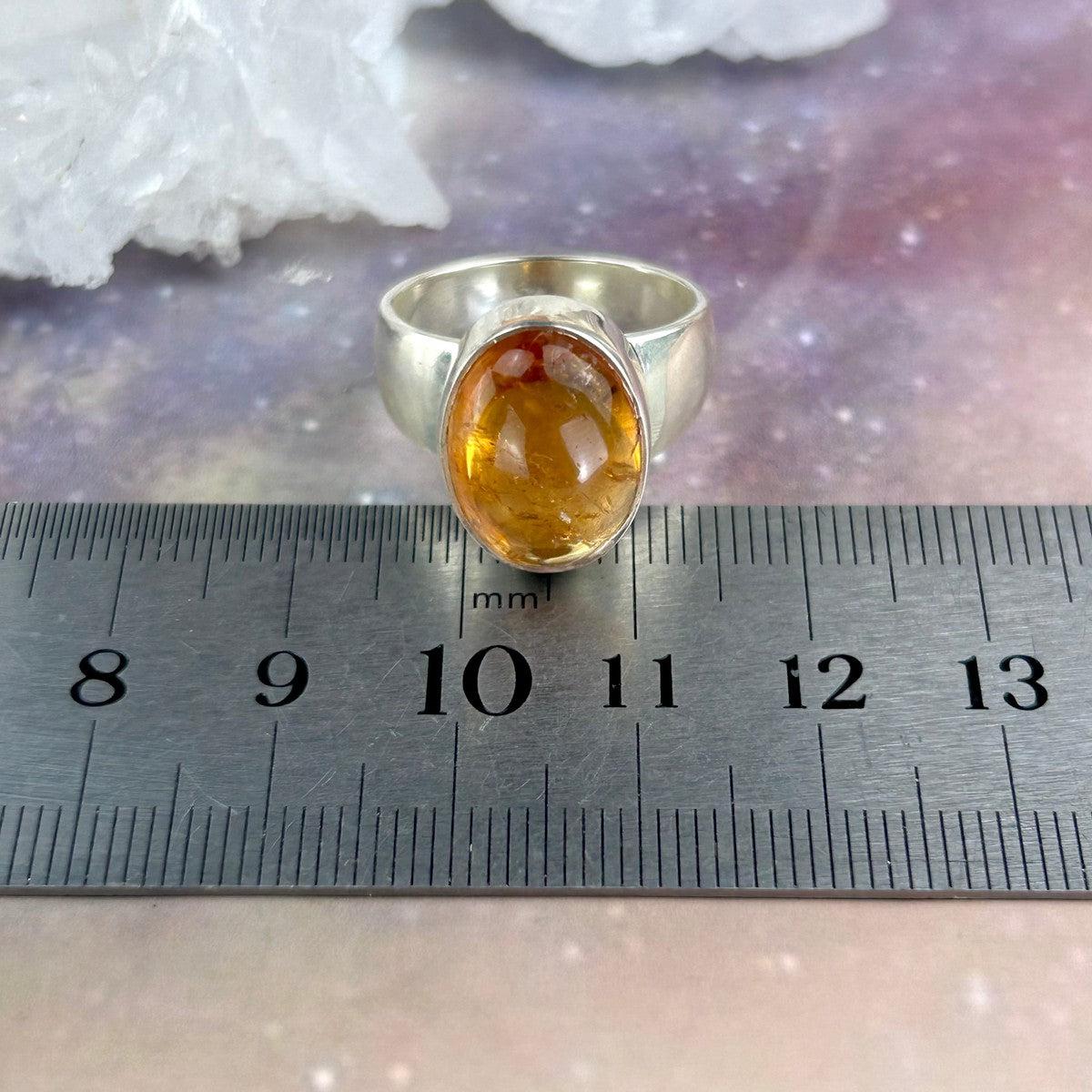Citrine Unisex Design Ring