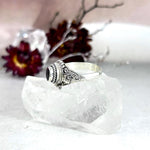 Bohemian Design Garnet Ring
