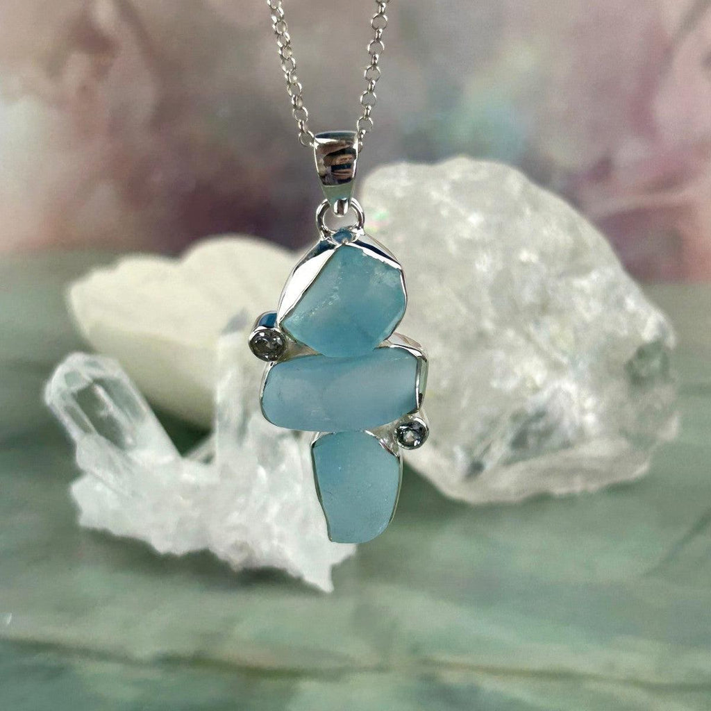 Semi Raw Crystal Pendant