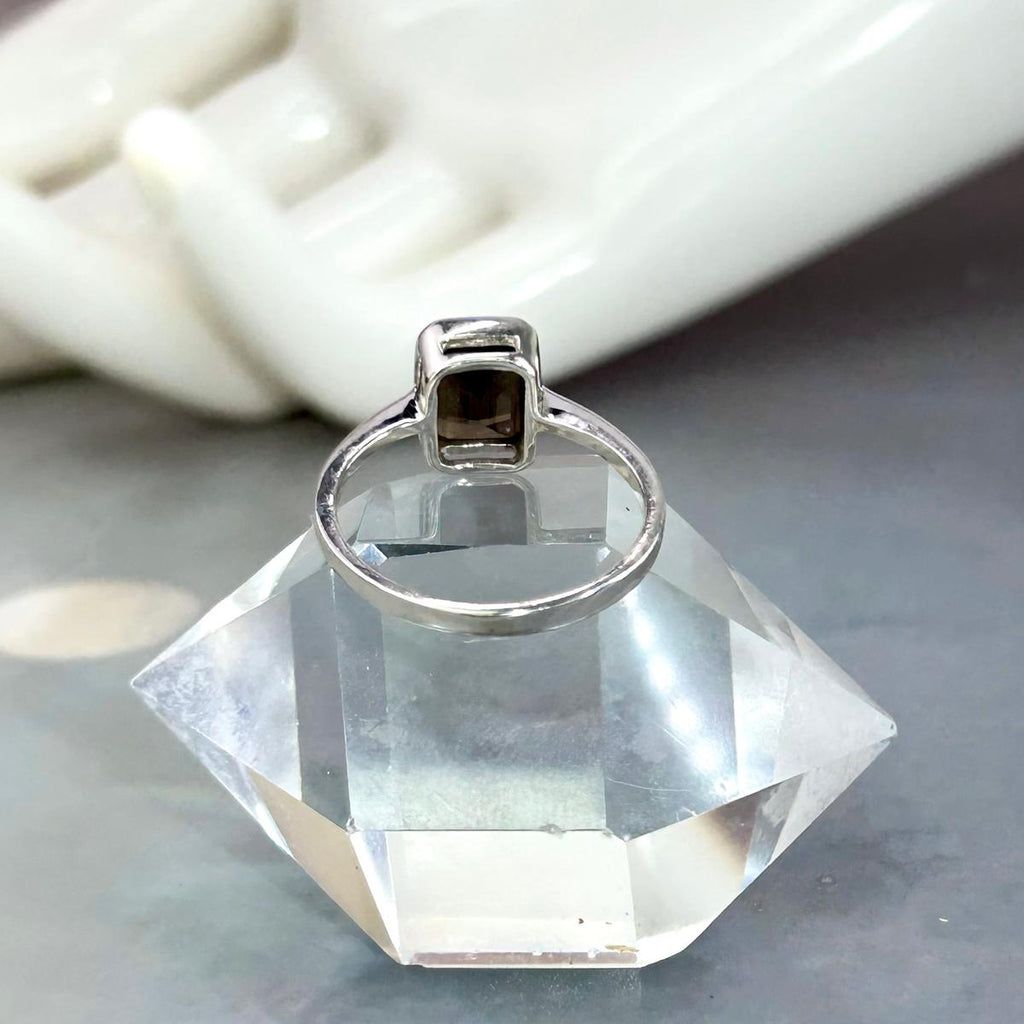 Assorted Gemstone Emerald Cut Ring