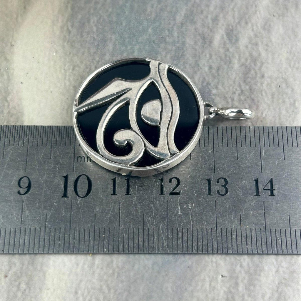 Black Onyx Eye Of Horus Pendant