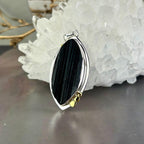 Black Tourmaline Raw Assorted Shape Pendants
