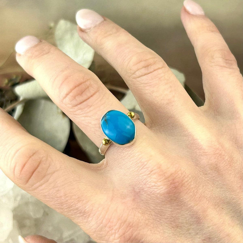 Polished Turquoise Ring