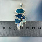 Three Crystal Mix Pendant