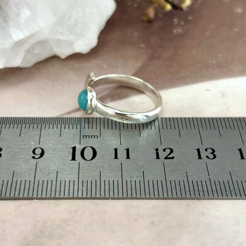 Amazonite Sterling Silver Ring