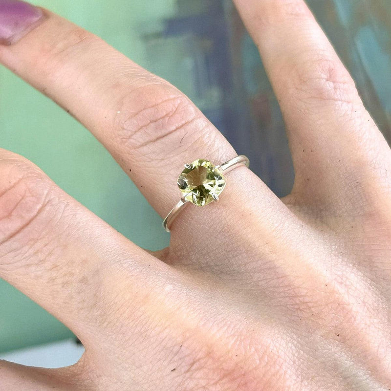 Delicate Citrine Ring