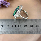 Ornate Setting Crystal Ring