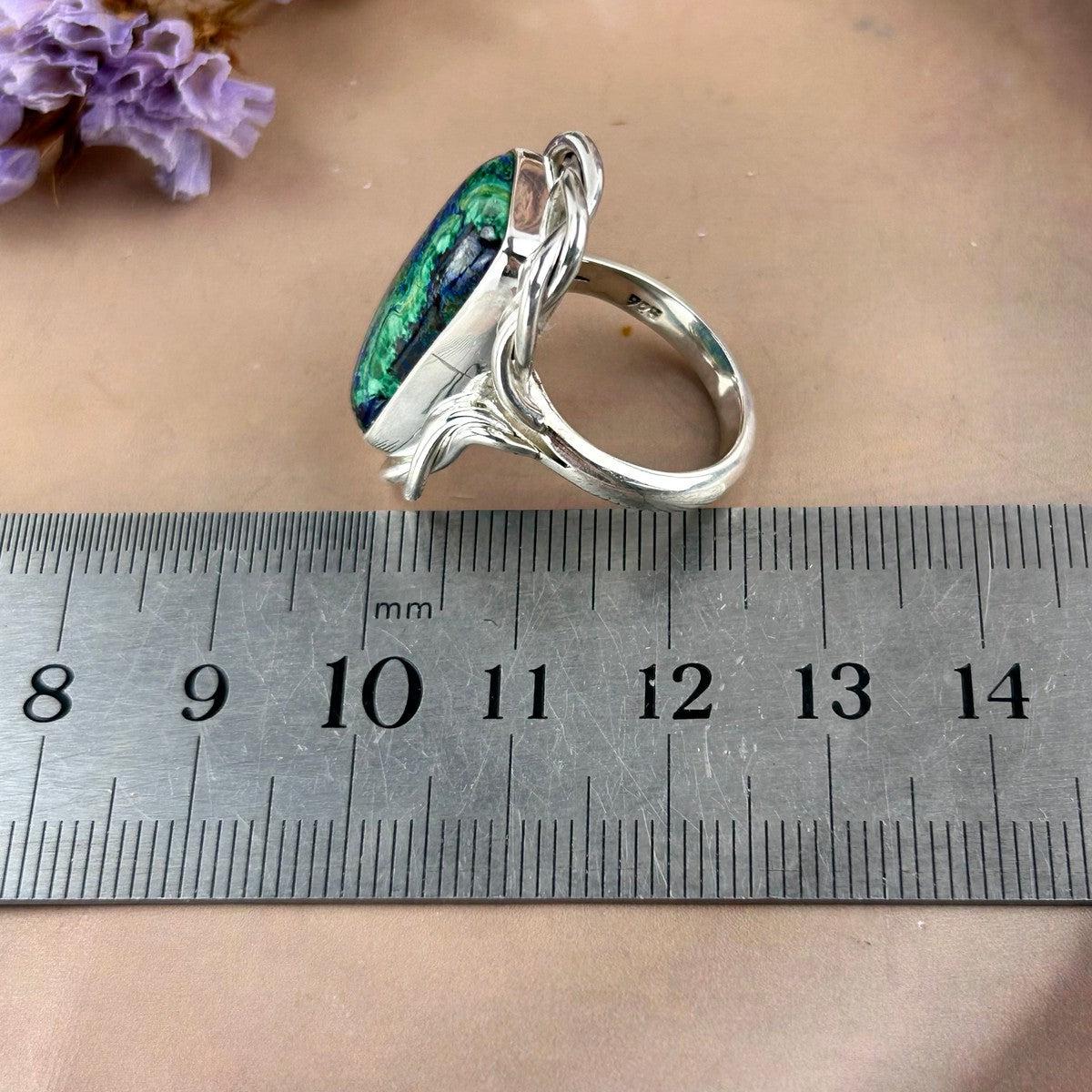 Ornate Setting Crystal Ring