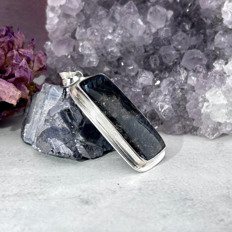 Nuummite Sterling Silver Pendant