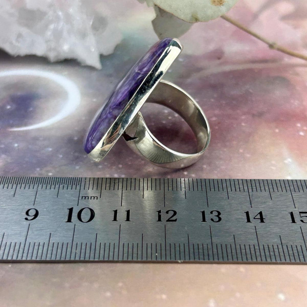 Women's Large Crystal Ring