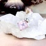 Diamond Cut Rose Quartz Pendant