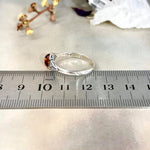 Baltic Cognac Amber Oval Triquetra Ring