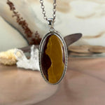 Mustard Yellow Crystal Pendant