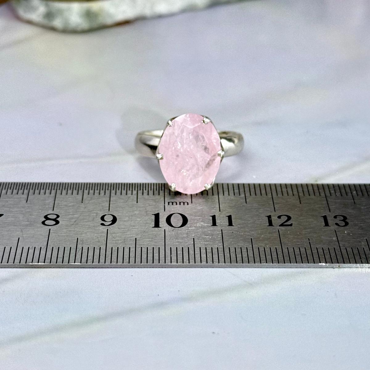 Oval Shape Morganite Ring
