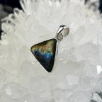Labradorite Triangle Pendant