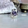 Amethyst Bold Silver Ring